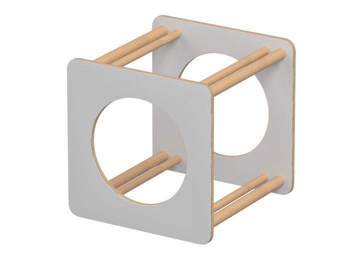 U3 Kletterwürfel mit rundem Fenster